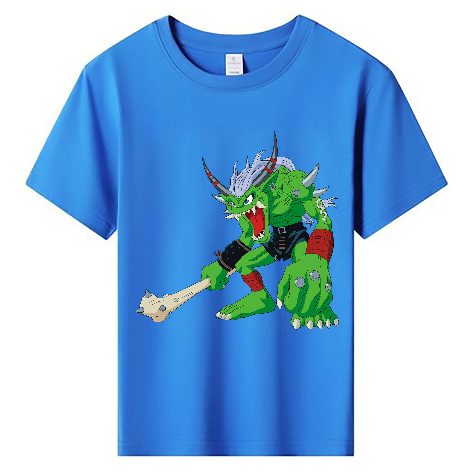 （画像用） Digimon デジタルモンスター/デジモン 綿100％キッズTシャツ（フロントプリント）
